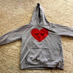 Valentines day hoodie for girls